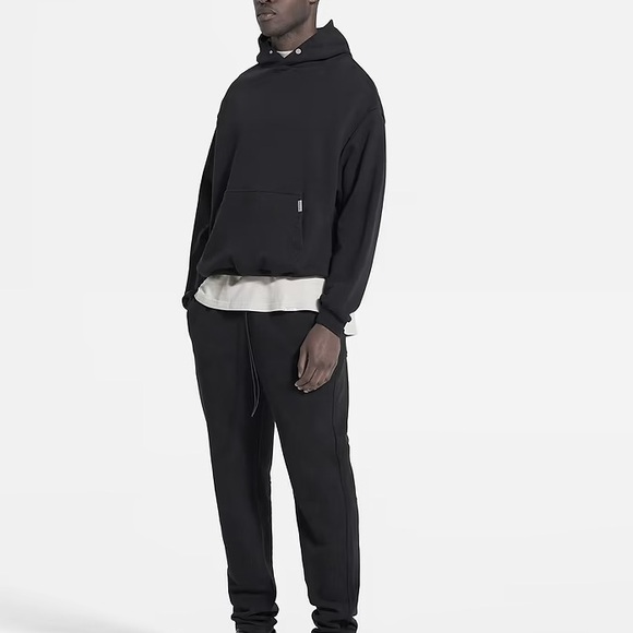 NWT REPRESENT CLOTHING “British Streetwear” Jersey Hoodie ~ Vintage Black. XL